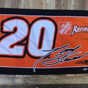Premium 3' x 5' Heavy-Duty HOME DEPOT #20 Stewart Nascar Flag 2-Sided Signature